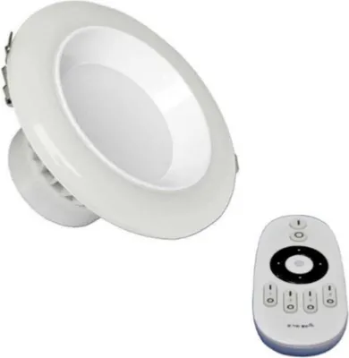 Produktbild von LED-Einbaustrahler Dimmbares Licht 12W mit Fernbedienung - 3000K/4000K/6500K