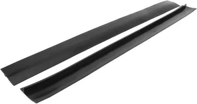 Image de Calfeutrant en silicone résistant à la chaleur pour four, 21 cm, noir, lot de 2