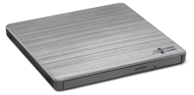 Zdjęcie produktu dla Hitachi-LG Slim Portable DVD-Writer, Srebrny, Taca, Komputer stacjonarny/Laptop, DVD±RW, USB 2.0, 60000 h