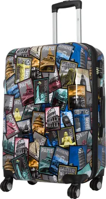 Produktbild von Mittlerer New All City 67 cm Reisekoffer 80 Li Motiv Trolley mit Bilder Bowatex