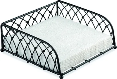 Produktbild von Ambiente Ambiente Serviettenhalter 18x18x7 cm Schwarz