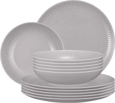 Produktbild von Seltmann Weiden Amina silbergrau Tafelservice 12 tlg.