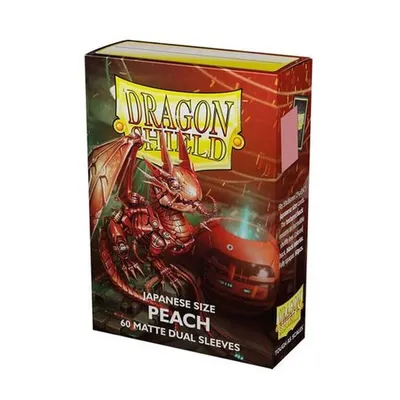 Productafbeelding van Dragon Shield - 60 sleeves in Japans formaat, dubbelwandig en mat