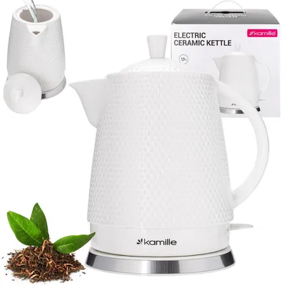Zdjęcie produktu dla czajnik ceramiczny 1,5 litra Czajnik elektryczny 1200W