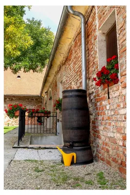 Produktbild von Regenfass 80 L, Holzimitation