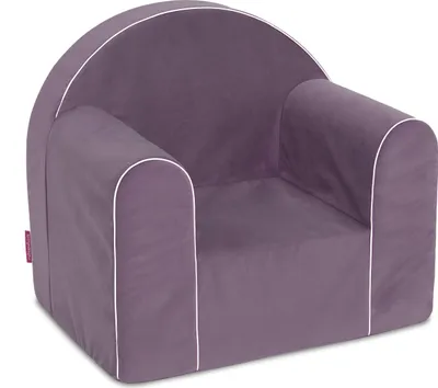 Produktbild von Badum - Kindersessel ab 1 Jahr, Velours Bezug, Geschenkidee Kinder - Violet