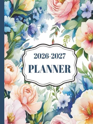 Immagine prodotto di Pianificatore mensile 2026-2027 con panoramica annuale