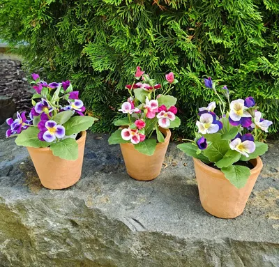 artplants.de Kunstblumen Stiefmtterchen NORHA auf