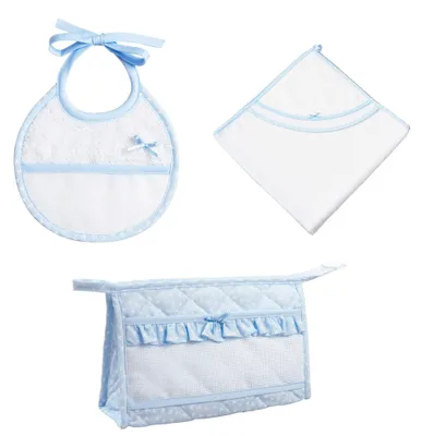 Produktbild von 3-teiliges Badezimmer-Set für Babys mit Stickmöglichkeiten