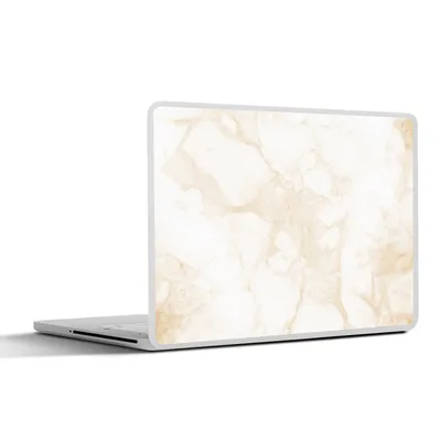 Produktbild von MuchoWow® Laptop Aufkleber Sticker Cover Marmor - Weiß - Gold - Luxus 36.5x27.5 cm - Laptop-Sticker