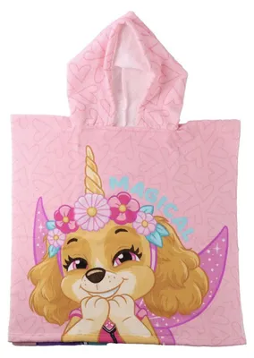 Produktbild von Paw Patrol microfibre poncho beach towel