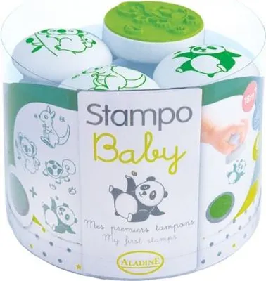 Produktbild von Aladine Stempelset Tiere - kreatives Baby Spielzeug Tiere