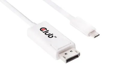 Produktbild von Club3D Kabel   USB 3.1 Typ C > DP 1.2 4K60Hz UHD 1,2m  St/St retail