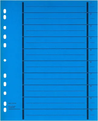 Image de pas de marque 951040850IF Intercalaires bleu 50 pcs.