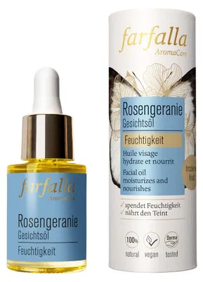 Image de Géranium rosat - Huile hydratante pour le visage 15ml