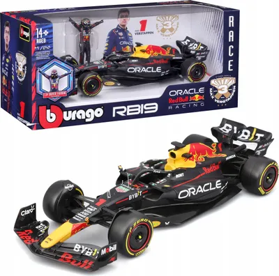 Produktbild von BBURAGO Red Bull RB19 (2023) #1, Sportwagen-Modell, Vormontiert, 1:24, Red Bull F1 RB19, Unisex, Metall, Kunststoff