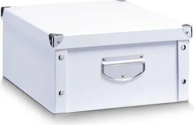 Produktbild von Zeller Aufbewahrungsbox, Pappe, weiß 40x33x17