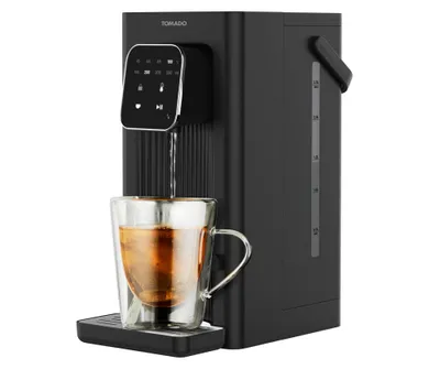 Produktbild von Tomado TWD2503B – Heißwasserspender – Sofort-Wasserkocher – 2,5 Liter Fassungsvermögen – Digitales Display – Temperaturwahl – Abnehmbarer Wassertank –