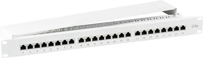 Immagine prodotto di EFB Patchpanel STP 24xRJ45 Cat.5e, 19" 1HE, grau