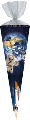 Obrázek produktu pro Chlapecký školní kužel 85cm vesmírná raketa Nasa astronaut JUAA7553