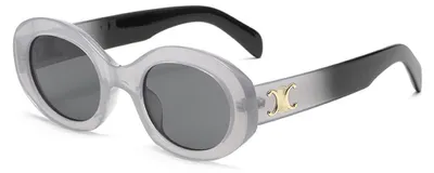 Produktbild von Retro-ovale Sonnenbrille, modischer Streetstyle-Sonnenbrillen-Stil, aus Polycarbonat