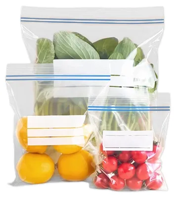 Gefrierbeutel-Set, 90 Stück, BPA-frei, 3 Größen, luftdicht