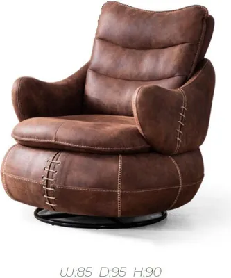Produktbild von Sessel Sitz Klassisch Design Wohnzimmer Polster Einsitzer Leder Stil Möbel Luxus