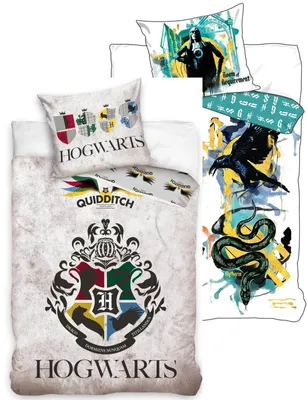 Produktbild von Harry Potter - Hogwarts - 2 x Bettwäsche im Doppelpack, 135x200 80x80