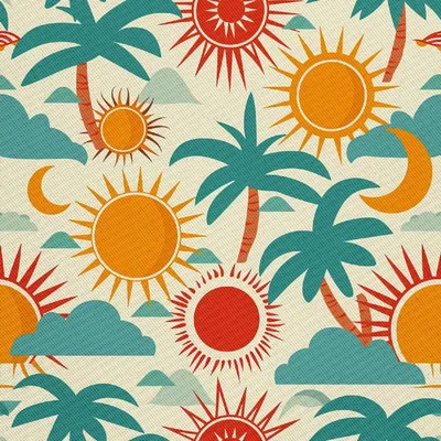 Image de OUTDOOR DECOSTOMES OXFORD - Motif été | DX9215