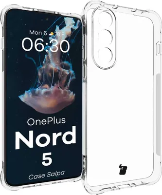Produktbild von Flexible Handyhülle für OnePlus Nord 5, Bizon Case Salpa, Transparent