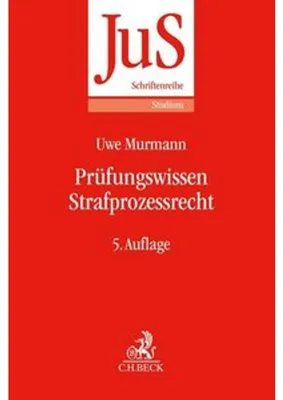 Produktbild von Prüfungswissen Strafprozessrecht