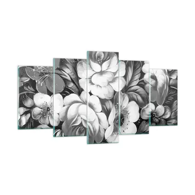 Produktbild von Bilder auf glas - Blume Blumenstrauß Blatt - 160x85cm - Glasbilder - Wandbilder - Kunstdruck - zum Aufhängen bereit - Wanddekoration aus Glas - Glas Bilder - Wandbild auf Glas - GEA160x85-3896
