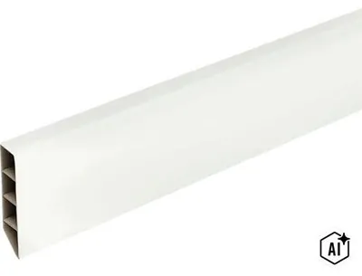 Obrázek produktu pro Podlahová lišta SPC 2000x500x12 mm White