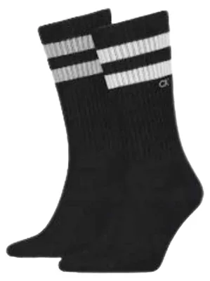 Image de Calvin Klein - Chaussettes pour homme, chinées NA723 (43 EU - 47 EU) (noir)