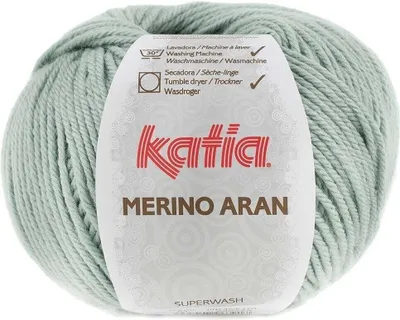 Imagen del producto de Katia Merino Aran, color Reseda. Hilo para tejer