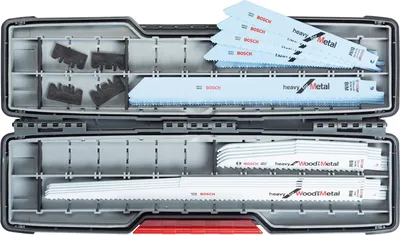 Produktbild von Bosch Säbelsägeblatt-Set Demolition Heavy for Wood and Metal in Tough Box 16tlg. - 2607010997