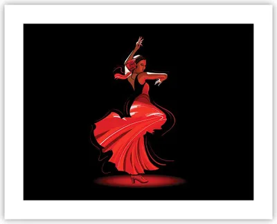 Produktbild von Poster - Poster ohne Rahmen - Tanz Tänzer - 50x40 cm - Wand Bild - Wanddeko - Wandbilder - Kunstposter - Wandposter - Bilder - Kunstdruck - Wanddekoration - Wandbild - P2XAA50x40-4121