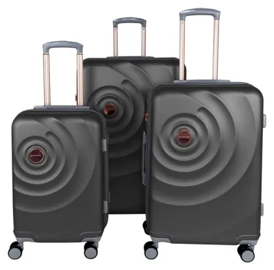 Produktbild von 3-teiliges Hartschalen-Kofferset in Grau