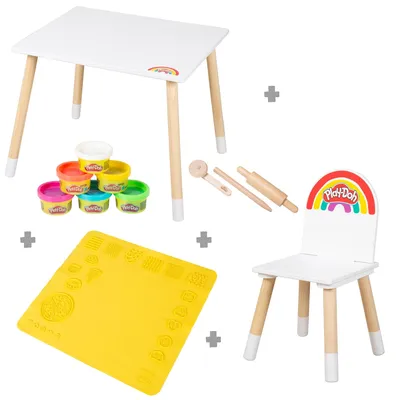 Zdjęcie produktu dla roba 450015PD1ZU, Krzesło, Biały, Kształt prostokątny, MDF, Drewno, 3 lat(a), 60 cm