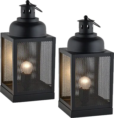 Image de lot de 2 lampes modernes Lampe de table Ceed Noir