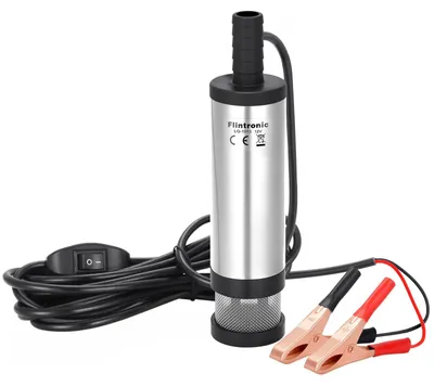Productafbeelding van DC 12V 38mm Oliepomp Water Pomp - Olie Diesel Stookolie Dompelpomp