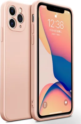 Immagine prodotto di custodia iPhone 11 Pro Max, Custodia in gomma siliconica liquida, antiurto e antigraffio per iPhone 11 Pro Max Rosa
