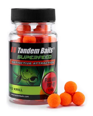 Image de SuperFeed Fluo Mini Pop-Up 12mm/30g Red Krill