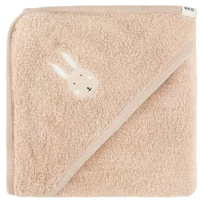 Produktbild von Trixie Badetuch rosa 75x75cm - niedliches Tiermotiv für Kinder
