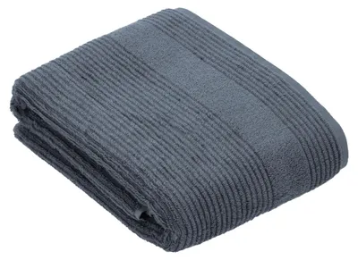 Badetuch 100x150 cm, 100% Baumwolle, 540 g/m², dunkelgrau