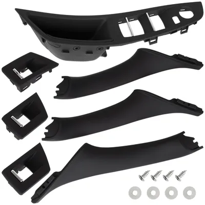 Produktbild von BMW 5er F10 F11 (09-17) Satz Türgriffe innen, vorne und hinten, 7-teilig, schwarz, 1-Loch