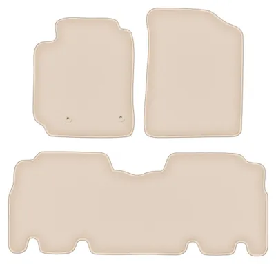 Productafbeelding van Velours automatten voor Toyota Yaris Verso 1999-2005 (MPV) – 3-delig, beige, op maat – Wielganizator FORTUNA