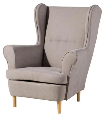 Immagine prodotto di MASSIVMOEBEL24 | SCANDI #110 Poltrona - stoffa / taupe 71x74x105