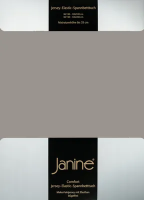 Produktbild von Janine Jersey Elastic Spannbetttuch 140x200 cm - 160x220 cm titan
