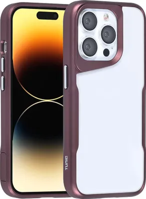 Immagine prodotto di Custodia posteriore TUNIQ per iPhone 14 Pro - Silicone - Rosso